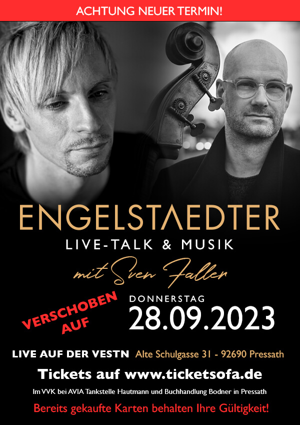 ENGELSTAEDTER LIVE-TALK + MUSIK mit SVEN FALLER